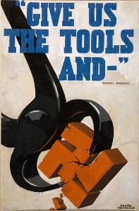 WWII poster [Public domain, wikimedia]