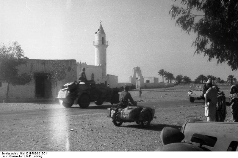 Units of the Afrika Korps in North Africa, early part of 1941