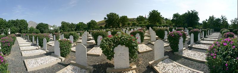 Keren battlefield --- military cemetery [Author: Marco Fera, Creative Commons Share-Alike 3.0 Unported]