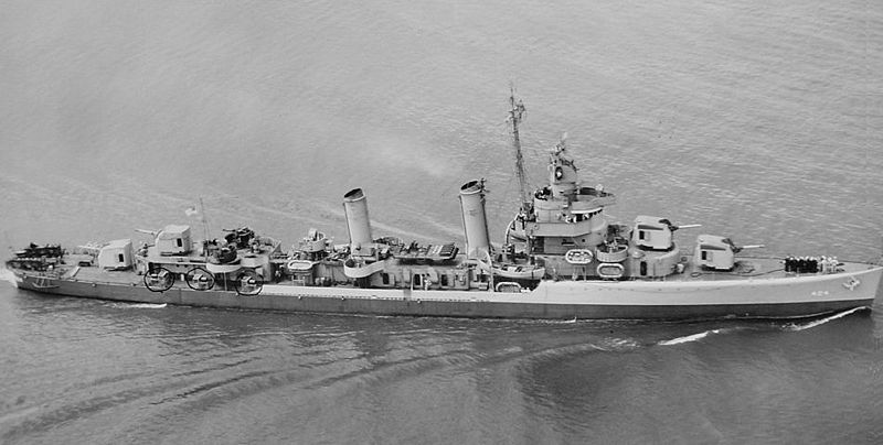 American destroyer, USS Niblack [Public domain, wikimedia]