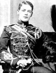 Churchill as a subaltern in the Hussars, 1895 [Public domain]