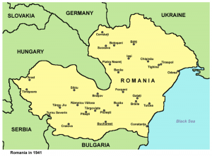 Romania & adjacent countries [Public domain, author: Panonian]