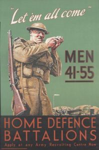 Recruitment poster for Britain's Home Guard [Public domain]
