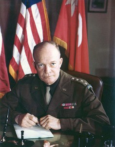 Dwight D. Eisenhower, December 1943 [Public domain, wiki]