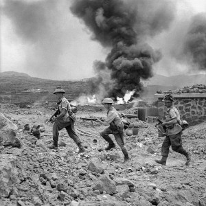 Men of The Duke of Wellington Regiment on Pantelleria, June 1943 [Public domain]