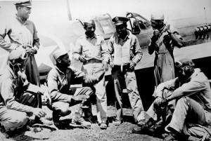 Tuskegee Airmen in the Mediterranean theatre, WWII [Public domain]