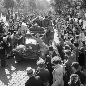 British troops enter Brussels, September 1944 [Public domain]