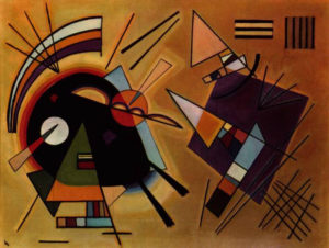 'Black & Violet' by Wassily Kandinsky, 1923 [Public domain]